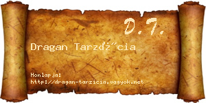 Dragan Tarzícia névjegykártya